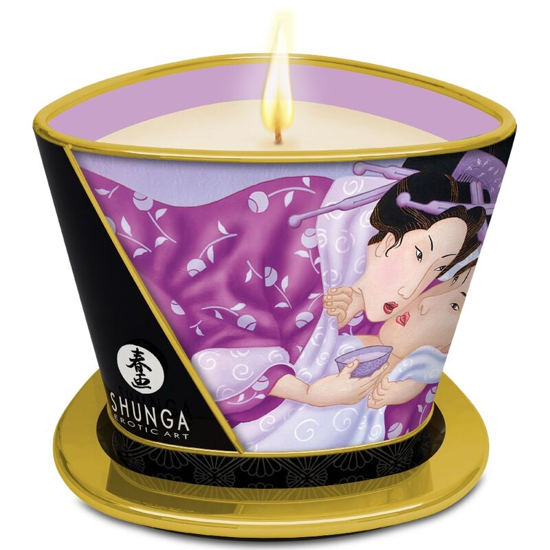 SHUNGA - Massasjelys Lavendel 170 ml