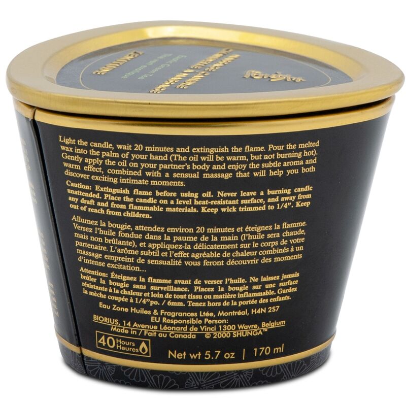SHUNGA - Massasjelys Lavendel 170 ml