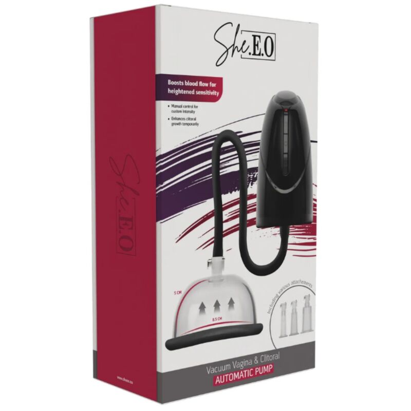 SHE.EO - Automatisk vakuumpumpe for vagina & klitoris