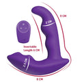 SHE.EO - Roterende vibrerende analstimulator med fjernkontroll