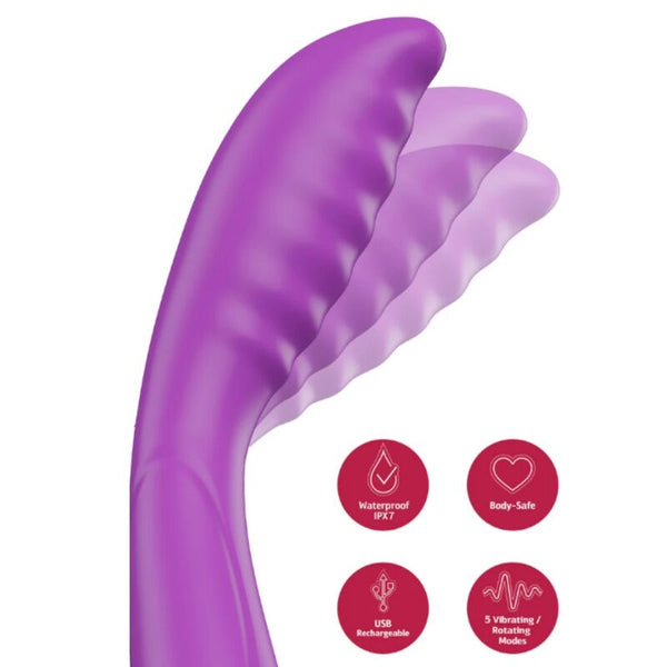 SHE.EO - G-punktsvibrator med tapping