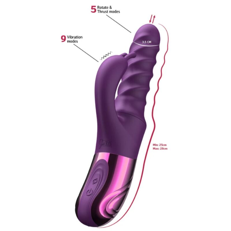 SHE.EO - Rabbit Swirl Vibrator