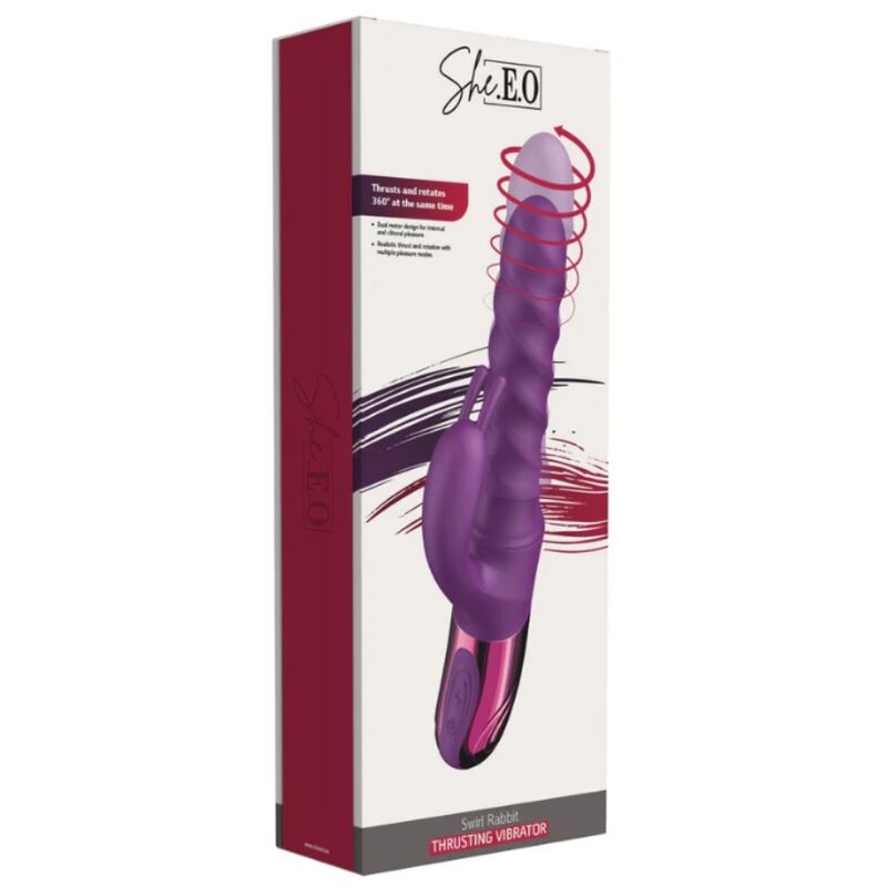 SHE.EO - Rabbit Swirl Vibrator
