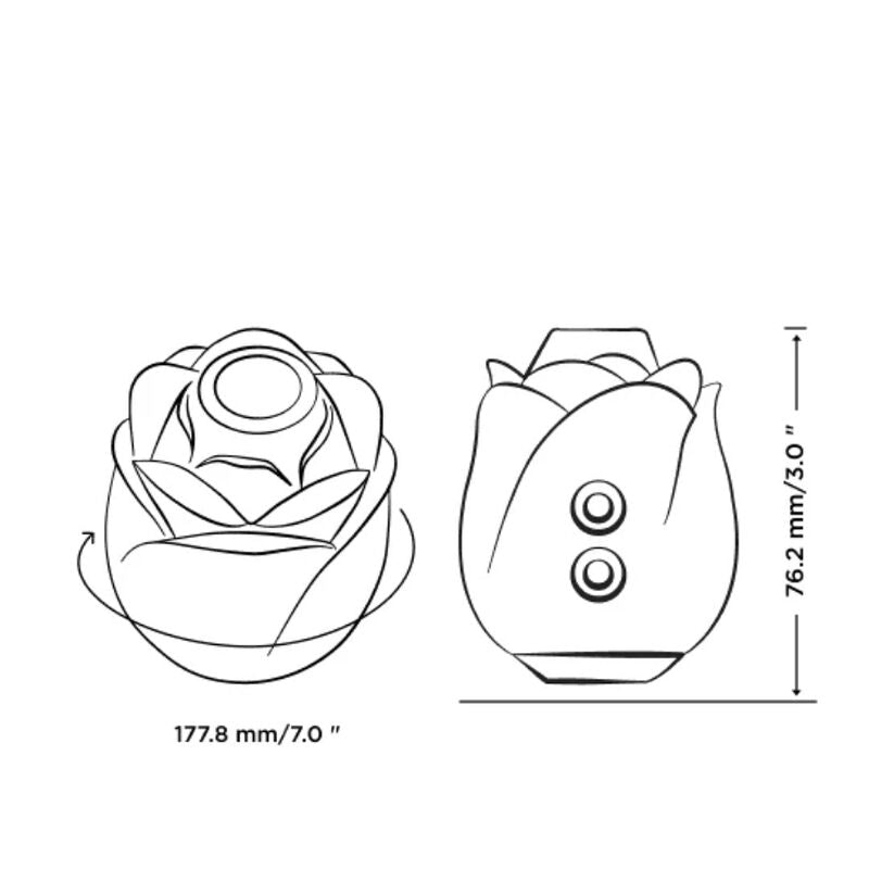 ROMP - Rose 2.0 Klitorisstimulator med sug Rosa (Limited Edition)