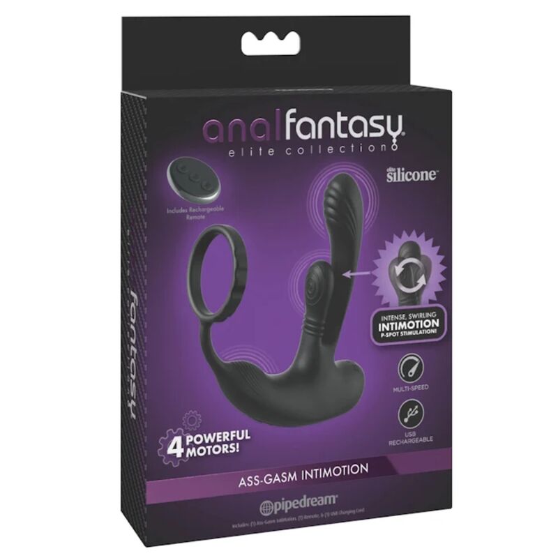 ANAL FANTASY ELITE - Ass-Gasm IntiMotion Oppladbar anal- & perineumstimulator