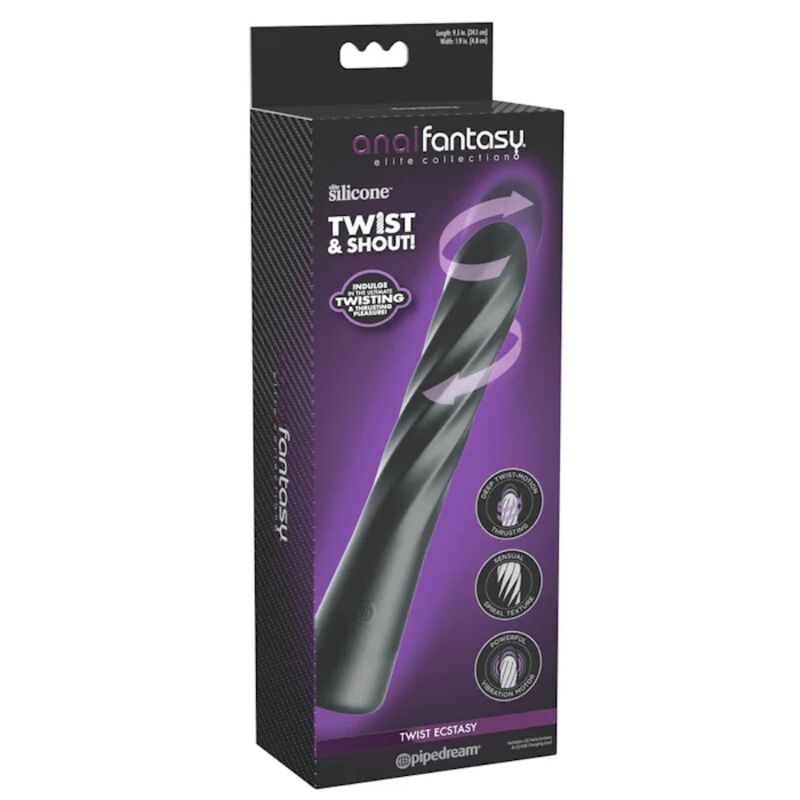 ANAL FANTASY ELITE - Twist Ecstasy Oppladbar roterende analstimulator
