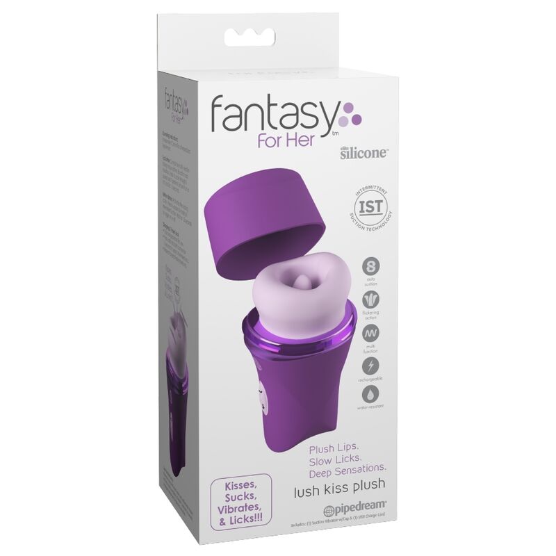 FANTASY FOR HER - Lush Kiss Klitorisstimulator med sug & slikking