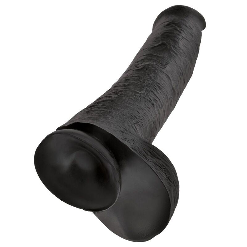 KING COCK - Realistisk dildo med baller 38 cm
