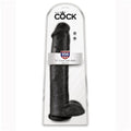 KING COCK - Realistisk dildo med baller 38 cm