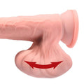 KING COCK PLUS - Triple Density Realistisk dildo med svingende baller 23 cm