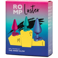 ROMP - Luster Analtreningssett S/M/L med hjerte-base