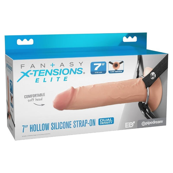 FANTASY X-TENSIONS ELITE - Hul silikon strap-on 17,8 cm