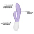LELO - Ina Twist Rabbitvibrator for G-punkt & klitoris Lavendel