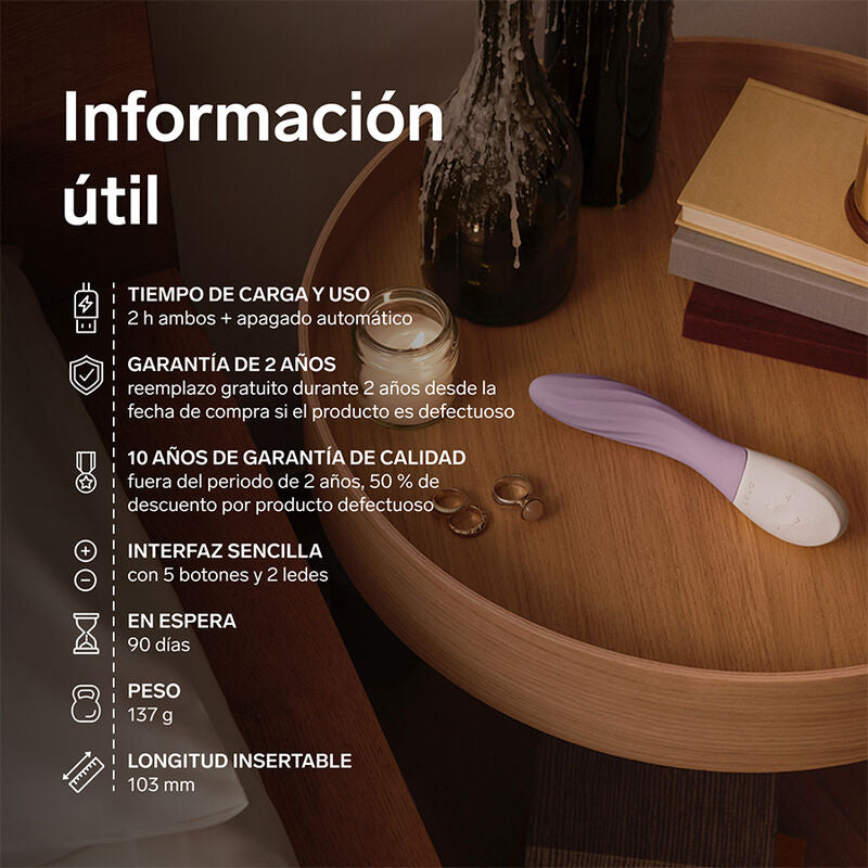 LELO - Mona Twist Oppladbar app-styrt G-punktsvibrator Lavendel