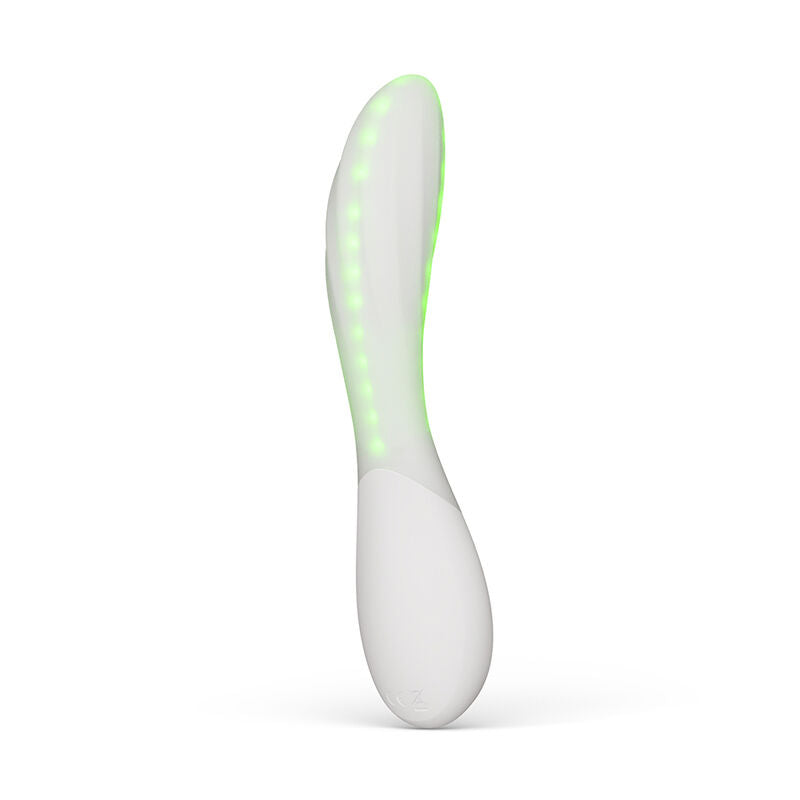 LELO - Mona Spectra Intim massasjestav med rødt lys Oppladbar app-styrt
