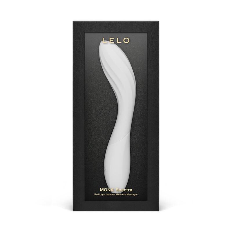 LELO - Mona Spectra Intim massasjestav med rødt lys Oppladbar app-styrt