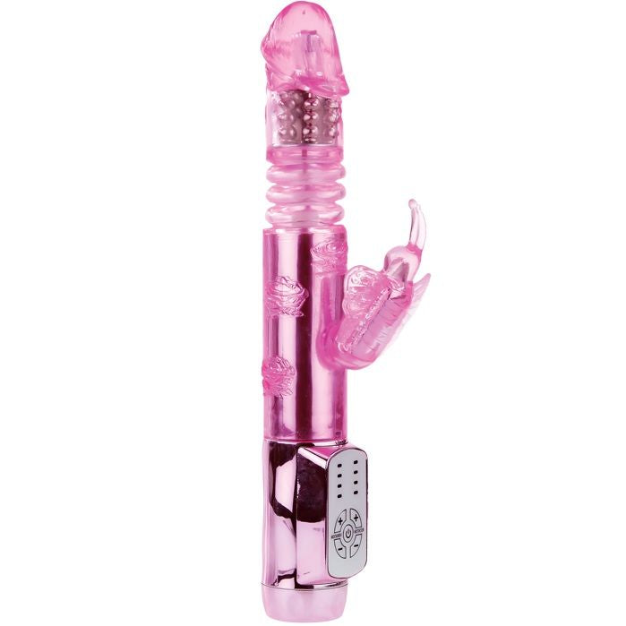 BAILE - Rabbit Throbbing Butterfly Oppladbar Roterende Rabbitvibrator