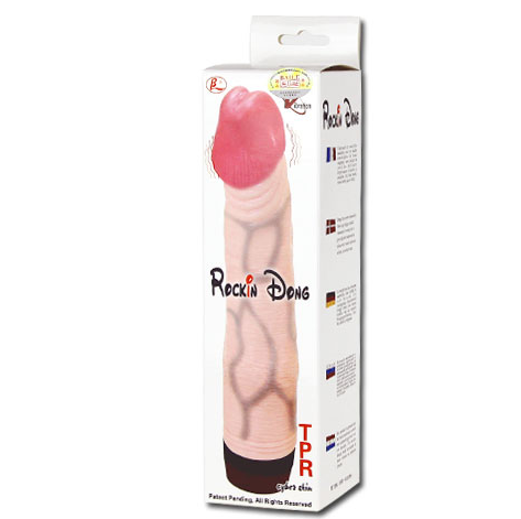 BAILE - Rockin Dong Cyber Skin I Realistisk Vibrator 21,5 cm