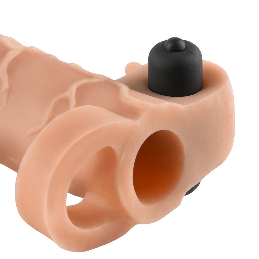 FANTASY X-TENSIONS - Vibrating Real Feel 2 Penisforlenger med vibrator