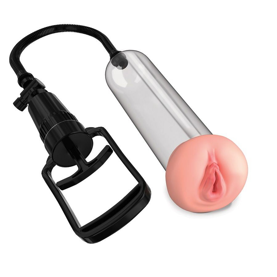 Vakuum-penispumpe med Masturbator og Penisring