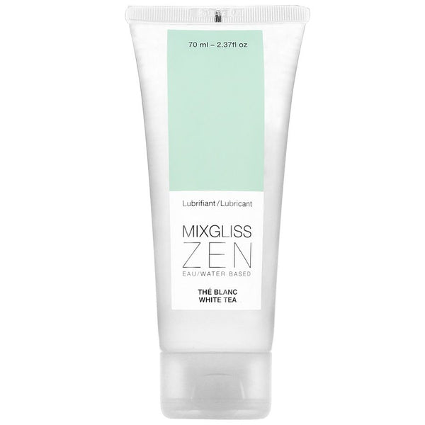 MIXGLISS - Zen Vannbasert glidemiddel Hvit te 70 ml