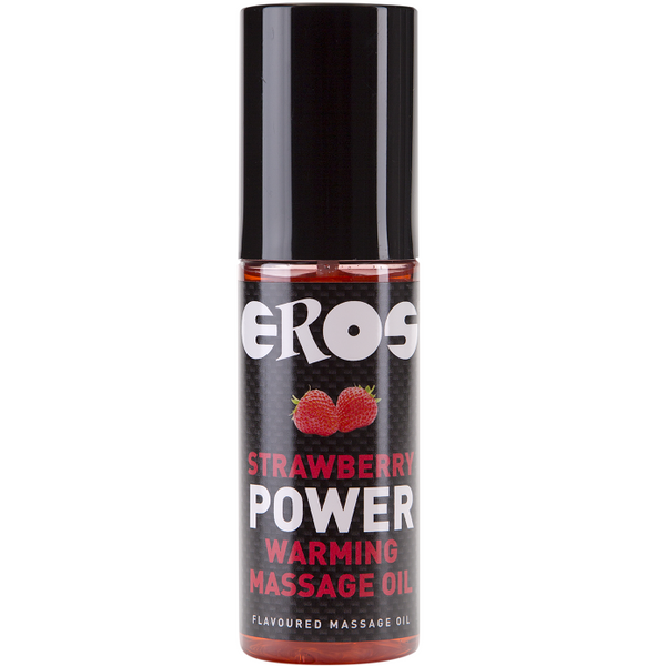 EROS - Power Warming Varmende Massasjeolje Jordbær 100 ml