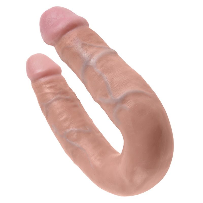 KING COCK - Double Trouble U-formet Medium Hud 13,9 cm