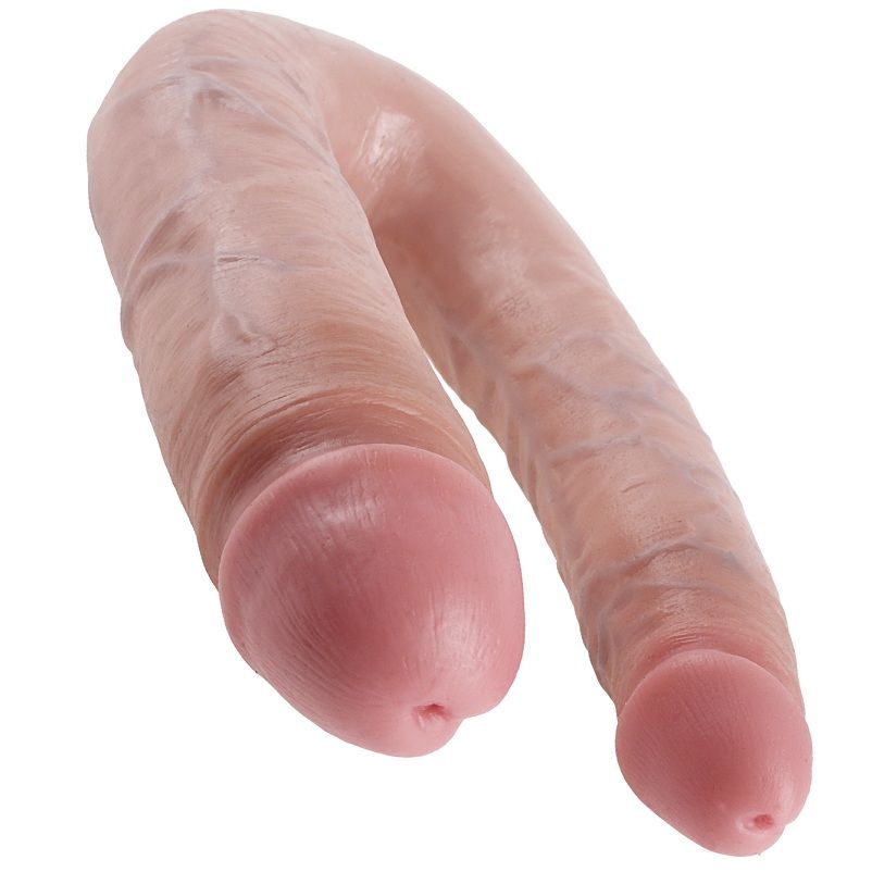 KING COCK - Double Trouble U-formet Stor Hud 17,8 cm