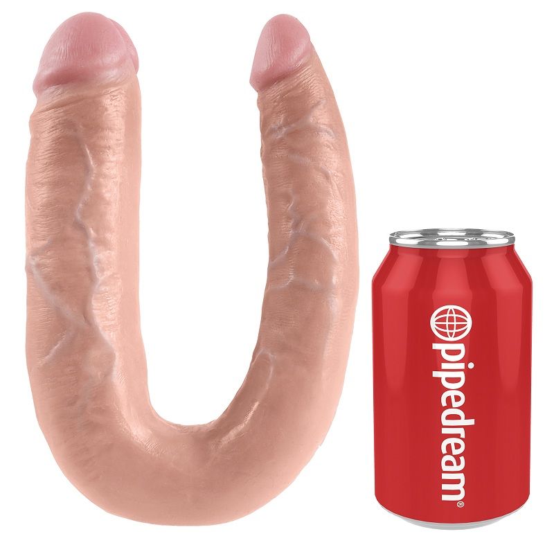 KING COCK - Double Trouble U-formet Stor Hud 17,8 cm