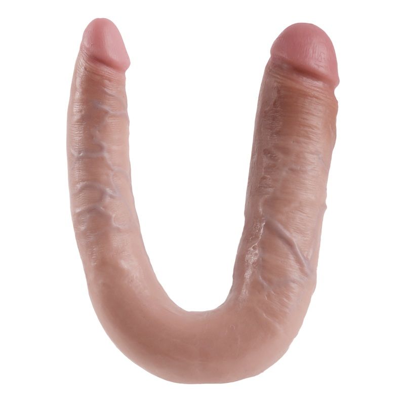 KING COCK - Double Trouble U-formet Stor Hud 17,8 cm