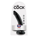 KING COCK - Realistisk Dildo Sort 17,8 cm