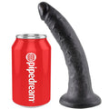 KING COCK - Realistisk Dildo Sort 17,8 cm
