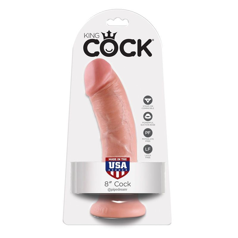 KING COCK - Realistisk dildo Hud 20 cm