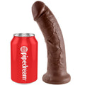 KING COCK - Realistisk Dildo Brun 20,3 cm