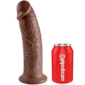 KING COCK - Realistisk Dildo Brun 25,4 cm