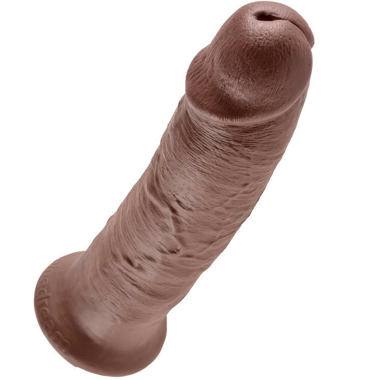 KING COCK - Realistisk Dildo Brun 25,4 cm