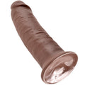 KING COCK - Realistisk Dildo Brun 25,4 cm