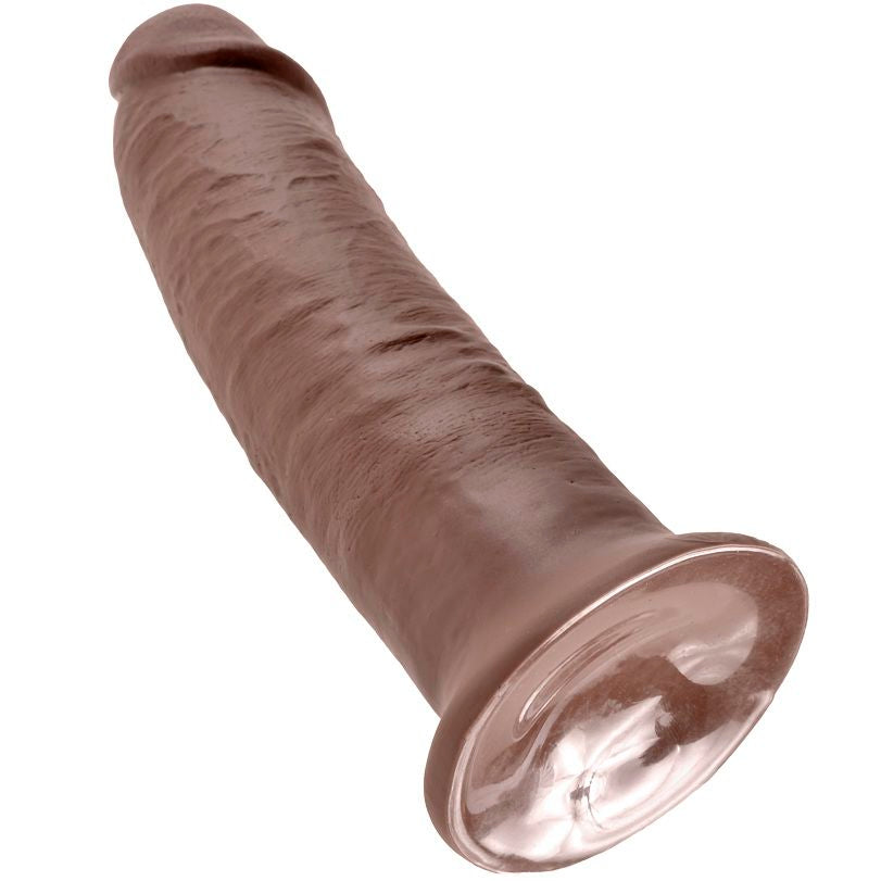 KING COCK - Realistisk Dildo Brun 25,4 cm