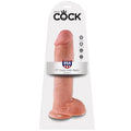 KING COCK - Realistisk Dildo med Baller Hud 28 cm