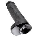 KING COCK - Realistisk Dildo med Baller Sort 28 cm