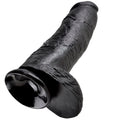 KING COCK - Realistisk Dildo med Baller Sort 30,5 cm