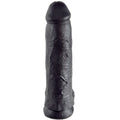 KING COCK - Realistisk Dildo med Baller Sort 30,5 cm