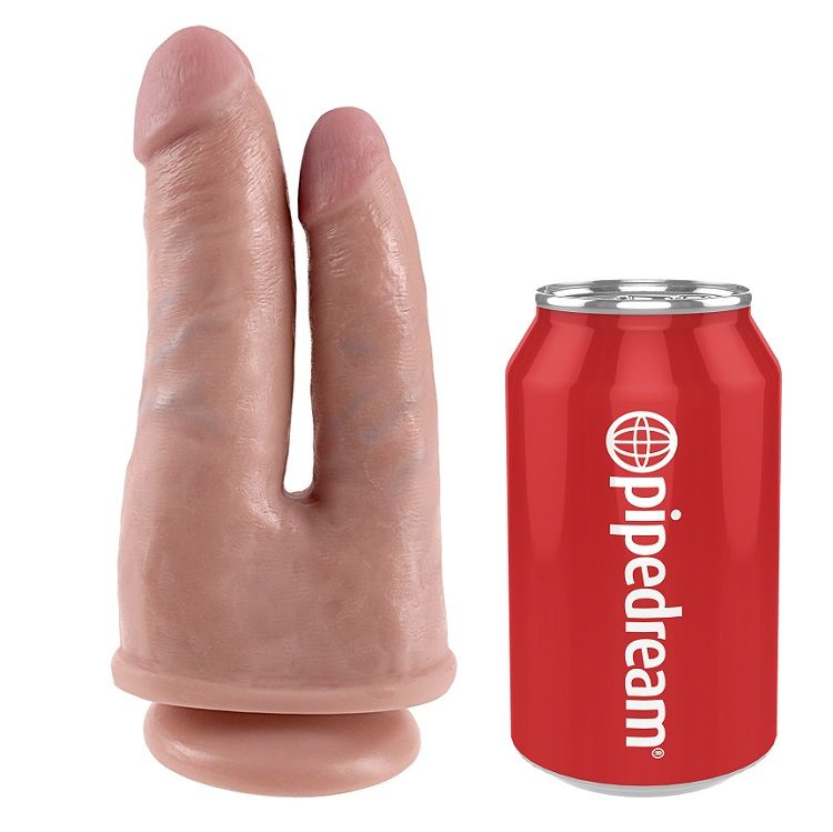 KING COCK - Double Penetrator Realistisk Dildo