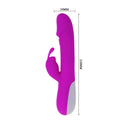 PRETTY LOVE - Flirtation Robert Vibrator med Klitorisstimulator