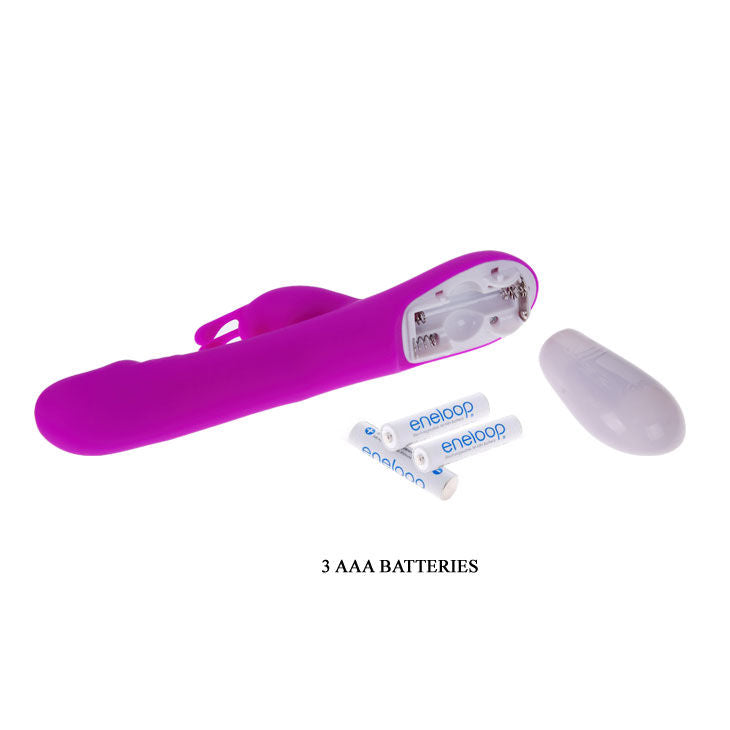 PRETTY LOVE - Flirtation Robert Vibrator med Klitorisstimulator