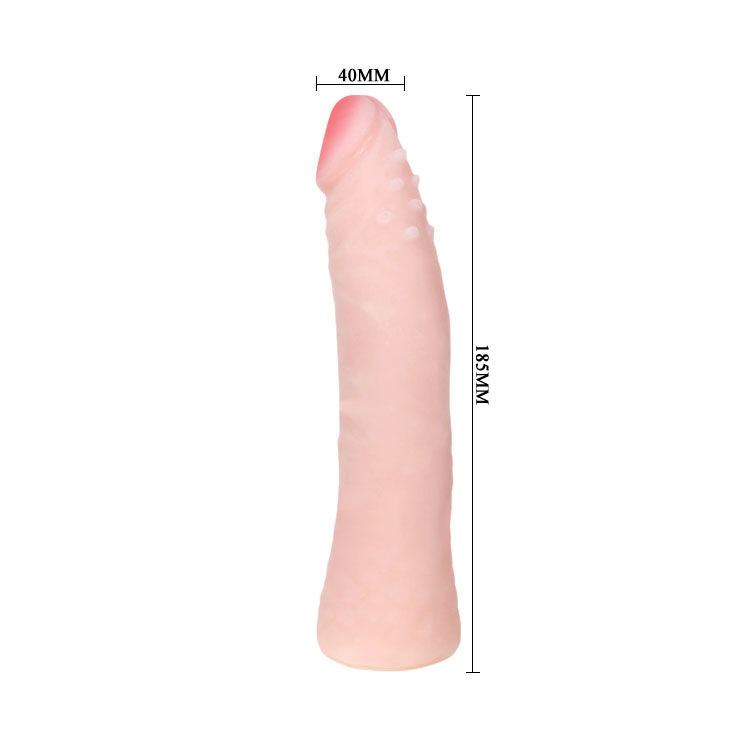 BAILE - Realistisk Silikondildo 19 cm (Tilfeldig Farge)