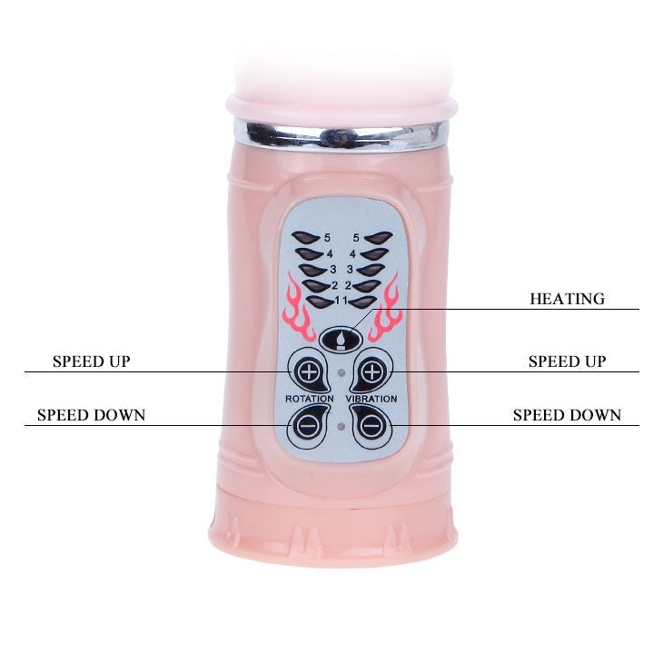 BAILE - Heat Fire Bunny Rabbitvibrator med Varme 10 Funksjoner