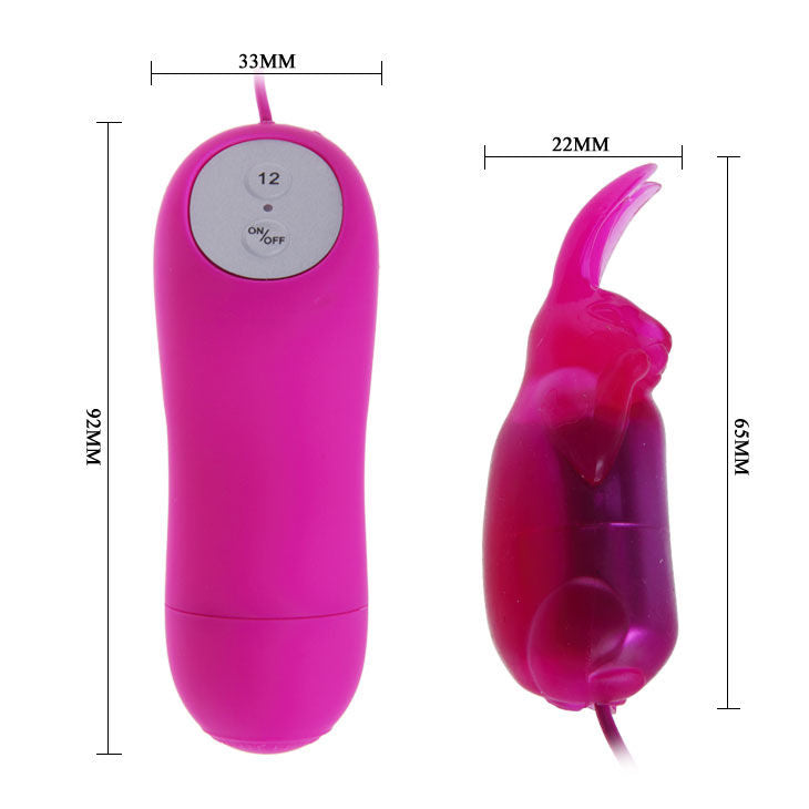 BAILE - Cute Secret Kanin Vibrerende Stimulator 12 Hastigheter