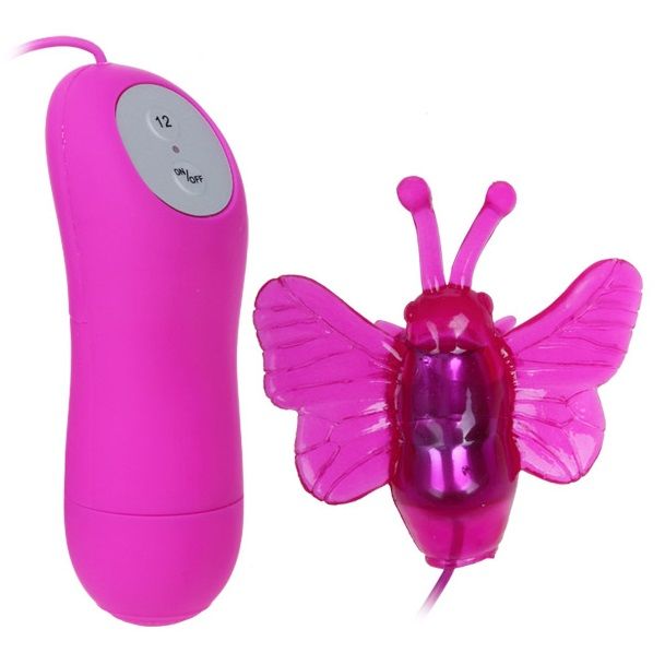 BAILE - Cute Secret Sommerfugl Vibrerende Stimulator 12 Hastigheter