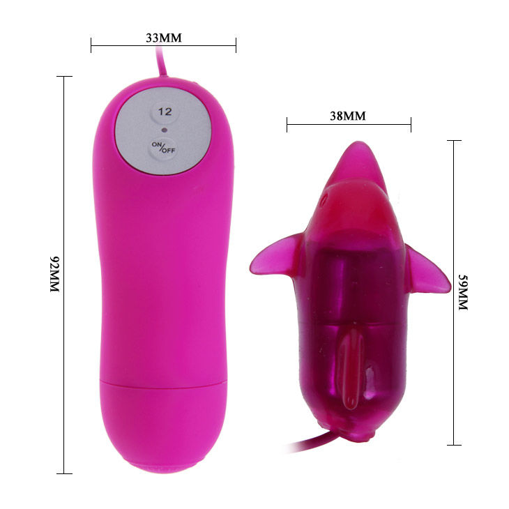 BAILE - Cute Secret Delfin Vibrerende Stimulator 12 Hastigheter
